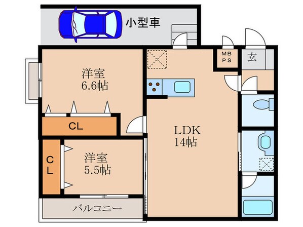 Ｋ＆Ｓブロスの物件間取画像